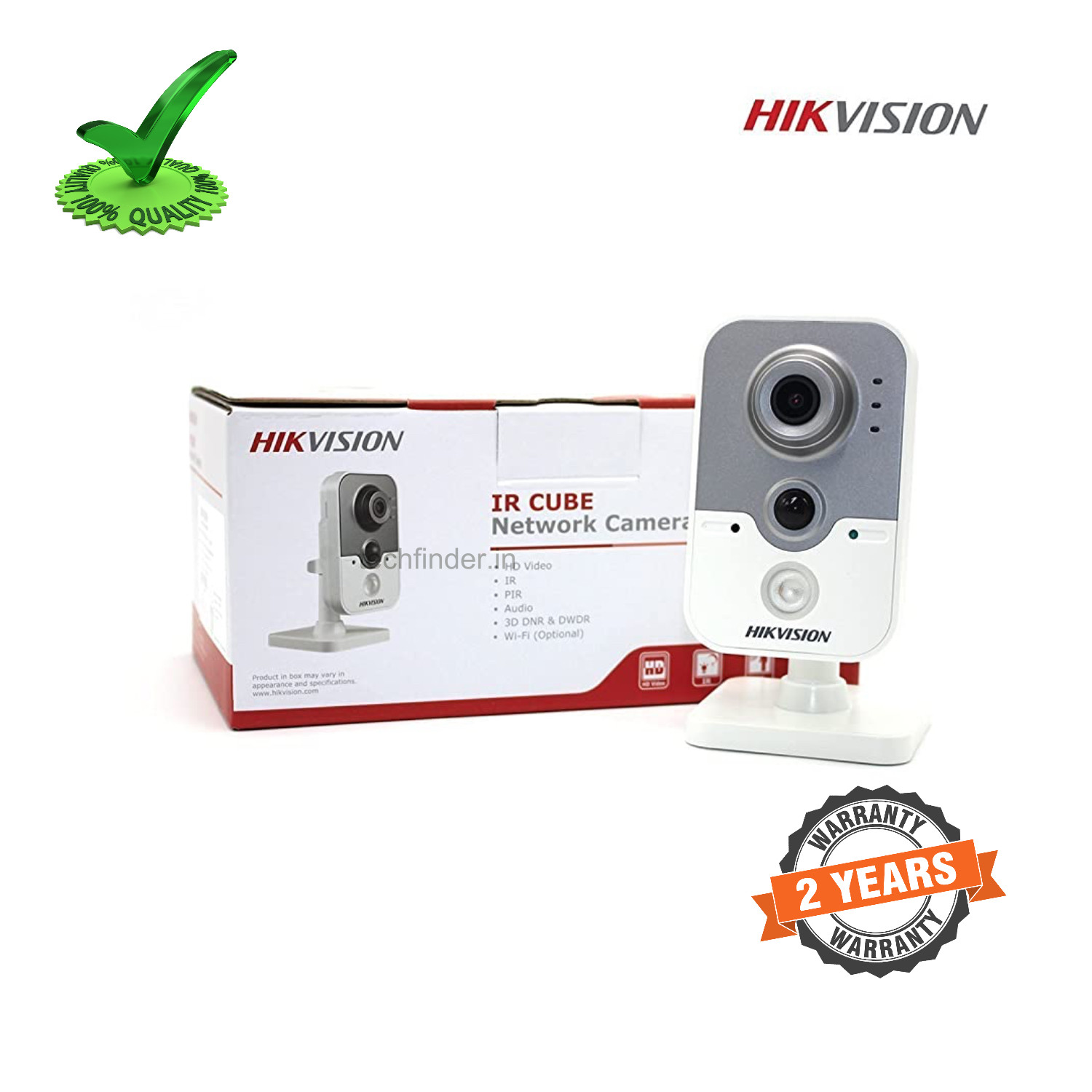 Hikvision DS-2CD242PF-I(W) 2mp Wi-Fi Alarm Digital Pro Cube Camera