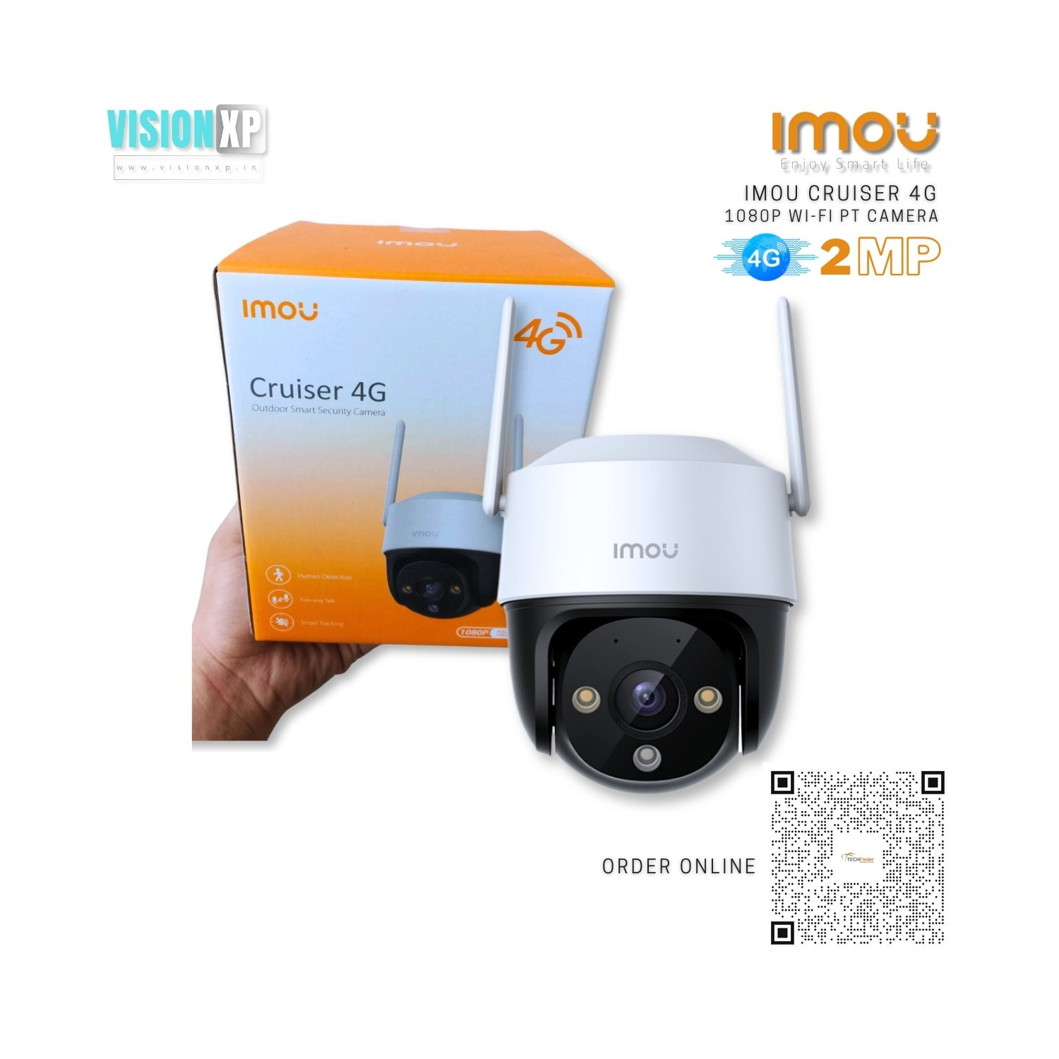 IMOU Cruiser 4G 1080P Full Colour P&T Smart Camera