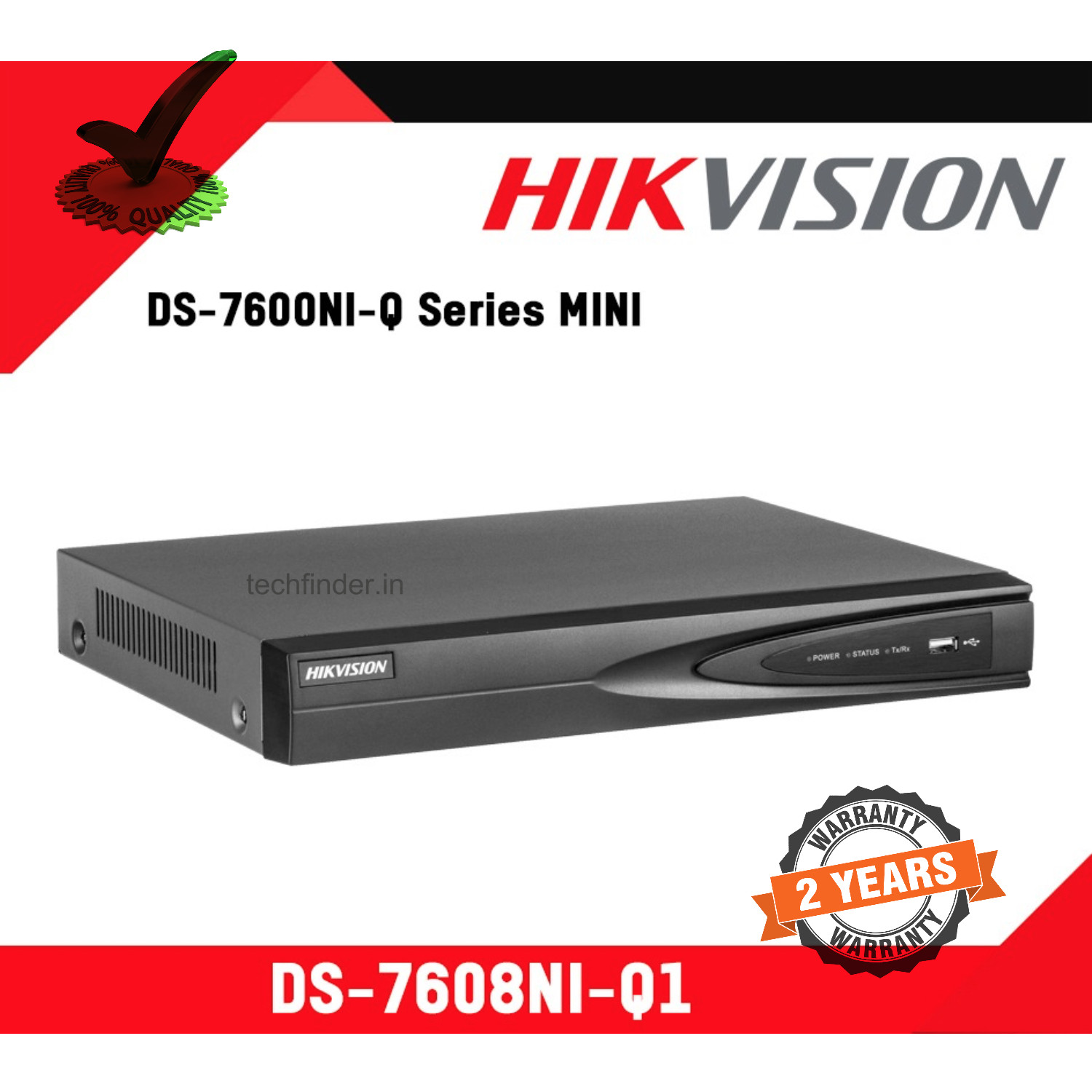 Hikvision DS-7608NI-Q1 Series 8ch 4k digital hd Nvr