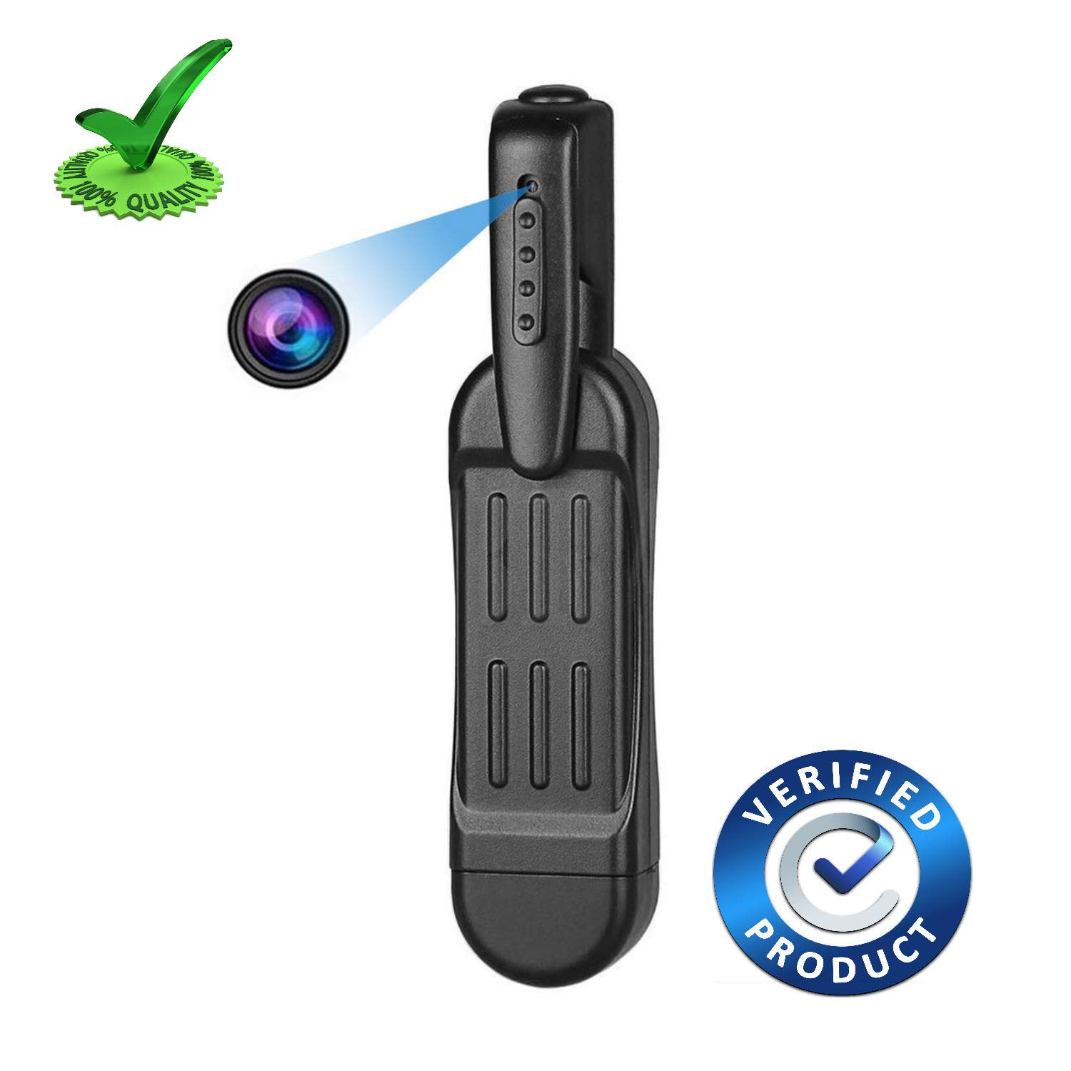 Wearable 4k Spy Hidden Pen Camera with Mini DVR
