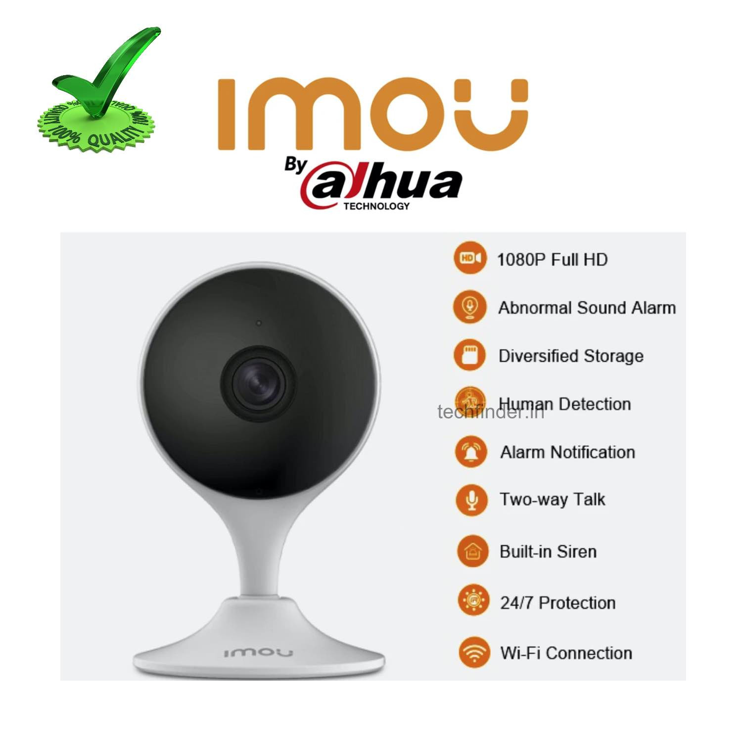 Imou Cue 2 1080p Wireless Digital Wi-Fi Camera
