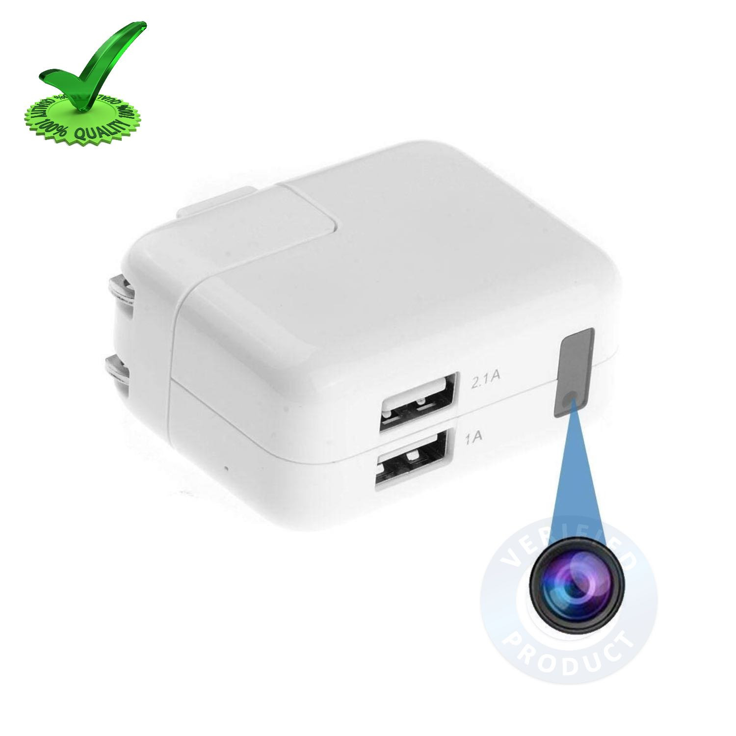 Digital 4k Wi-Fi Spy Hidden Camera with Recorder in Apple Usb Charger