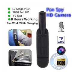 Wearable 4k Spy Hidden Pen Camera with Mini DVR